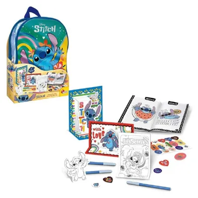 Zdjęcie produktu dla Lisciani Zainetto Stitch - Pop Up Kolorowanki Naklejki
