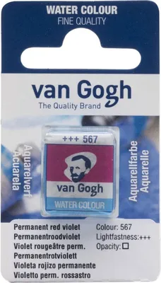 Produktbild von Van Gogh | Aquarellfarbe napje Permanentroodviolet 567