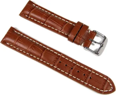 Produktbild von Swiss Chrono Ersatzband Uhrenarmband Leder 20mm 646020S