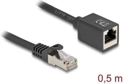 Immagine prodotto di DELOCK Netzwerk Verlängerungsk.S/FTP RJ45 St/RJ45 Bu 0,5m
