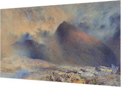 Produktbild von Selbstklebende Fototapete - Wandbilder für Wohnzimmer - 416x254 - Dekorative Wandfolie - Modernes Design für Wanddekoration - Tapeten für Innenräume - Berglandschaft
