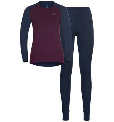 Produktbild von ODLO Set ACTIVE WARM ECO Special Se 20843 diving navy - pickled be L
