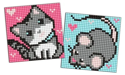 Immagine prodotto di Ideyka Mosaico di diamanti per bambini - Adesivi con cristalli 9 x 9 cm