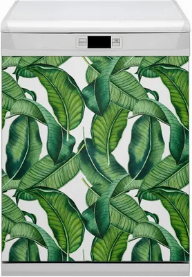 Produktbild von Magnetmatte Geschirrspüle Abwaschbar Küche Magnete  Nachbildung 60x70 cm  - Botanische Blätter