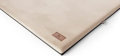 Produktbild von Knuffelwuff Orthopädische kuschelige Hundematte Berrith aus weichem Kaninchen Fellimitat 80x55cm Beige