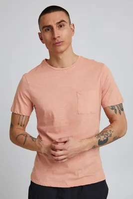 Produktbild von CASUAL FRIDAY CFThor Herren T-Shirt Kurzarm Shirt Basic T-Shirt mit Brusttasche Rundhals-Ausschnitt hochwertige Baumwoll-Qualität
