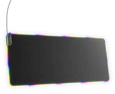 Produktbild von Hyte CNVS B-SU-1220000350403 Großes Gaming Mauspad mit RGB-Beleuchtung schwarz