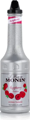Produktbild von Monin Fruchtpüree Mix Raspberry Himbeere 1L Cocktails Milchshakes (1er Pack)