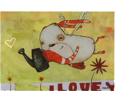 Produktbild von Postkarte - Love - Johan Potma