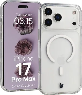 Produktbild von Bizon Case CrystalO Magnetic Apple iPhone 17 Pro Max klar