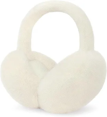 Produktbild von Famanu Ohrwärmer für Damen und Mädchen - Verstellbare Passform, gestrickte Plüsch Ohrenschutz