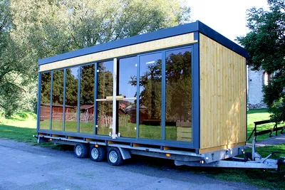 Produktbild von Hotel Garten Sauna Hütte Outdoor Sauna Haus Horizont House 7m Ruhe Raum Dusche