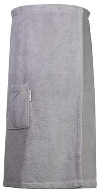 Image de ARTG - Kilt de sauna, couleur unie LT5791 (85 cm x 150 cm) (gris clair)