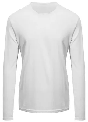 Immagine prodotto di Ecologie EA021 | T a manica lunga da uomo Erawan Organic, 100% Cotonelogico - Colore: Arctic White - Taglia: L