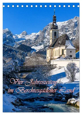 Produktbild von Vier Jahreszeiten im Berchtesgadener Land (Tischkalender 2027 DIN A5 hoch), CALVENDO Monatskalender