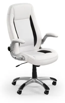Imagen del producto de Silla de oficina Halmar Saturn con reposabrazos - blanca