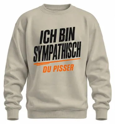 Obrázok produktu pre Sympatický, vtipný, sarkastický mikina/pulóver, prírodná farba, veľkosť 3XL