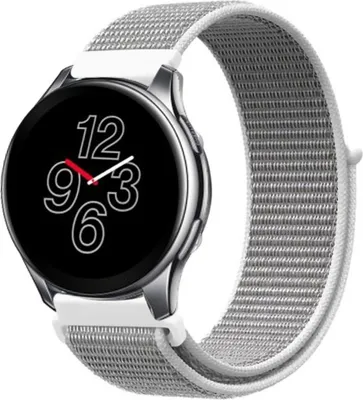 Produktbild von Strap-it OnePlus Watch Nylonarmband (Muschel)