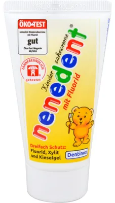 Produktbild von nenedent Kinderzahncreme mit Fluorid, 50 ml Zahncreme