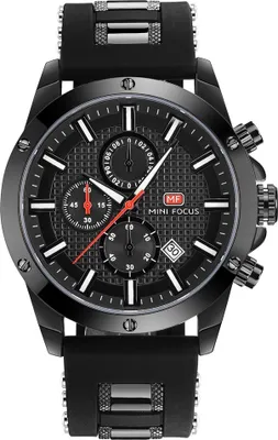 Produktbild von Mini Focus LU-23867 Uhr - Stilvolle Herrenuhr in Schwarz KP23867