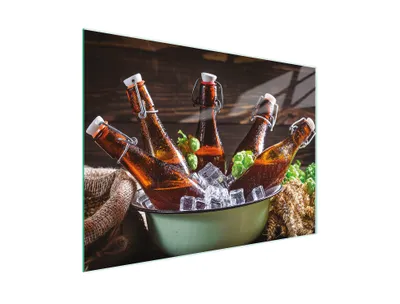 Produktbild von Glasschneidebrett 30x22 Flaschen