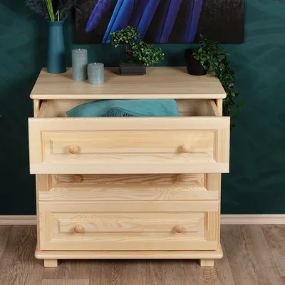 Produktbild von Kommode Massivholz 015 - Abmessung 78 x 80 x 42 cm (H x B x T)