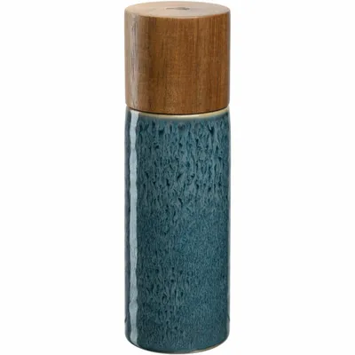 Produktbild von Leonardo Gewürzmühle Matera, Salzmühle, Pfeffermühle, Keramikmahlwerk, Blau, H 17.3 cm, 025438