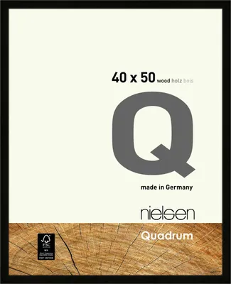Produktbild von nielsen Holz Bilderrahmen Quadrum, 40x50 cm, Schwarz