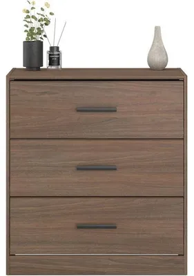 Productafbeelding van Commode AZUKA met 3 laden, beukenhout met gebrande afwerking, 80 x 44 x 88 cm, PARISOT