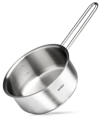 Image de Orion | Casserole acier inoxydable 1,2 L induction - avec échelle de mesure - ANETT