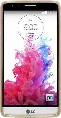 Produktbild von PhoneNatic Case kompatibel mit LG G3 S - gold Silikon Hülle brushed + 2 Schutzfolien