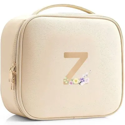 Zdjęcie produktu dla Kosmetyczka podróżna skórzana dla kobiet organizer 21X11X6CM