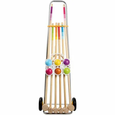 Produktbild von Outdoor Active Outdoor active Krocketwagen für 6 Spieler, Länge 92 cm