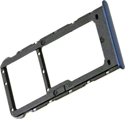 Produktbild von Huawei P Smart (FIG-LX1, FIG-L31) Simkartenhalter und Micro-SD Card Fach, Original Ersatzteil, Blau