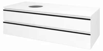 Productafbeelding van Kolpa ALEXIS wastafelonderkast, model OA 120, kleur wit