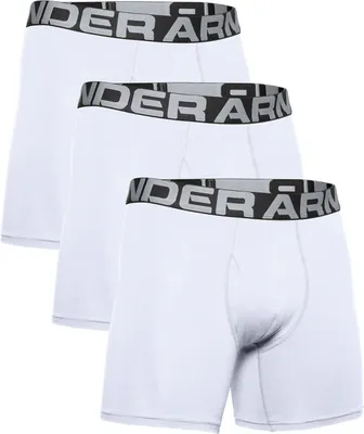 Obrázek produktu pro Under Armour UA Charged Bavlna 6in 3 Pack-WHT - XL