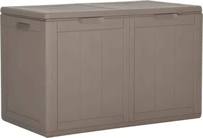 Produktbild von The Living Store Garten-Aufbewahrungsbox 180 L Braun PP Rattan