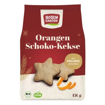 Obrázok produktu pre Pomarančové čokoládové sušienky - špaldová múka 150g