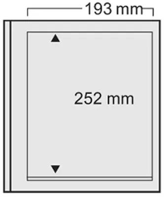 Produktbild von Sammelblätter 7121 Eurosystem, H252 x B193 mm, ohne Unterteilung, 10 Stück