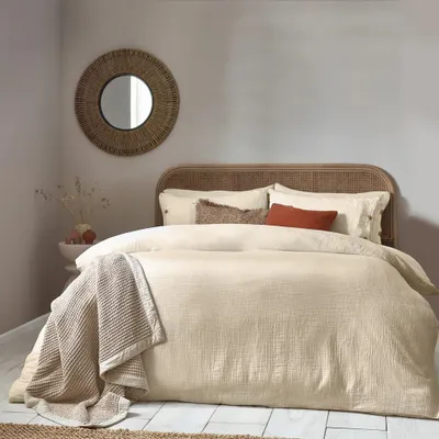 Produktbild von Yard - Bettwäsche-Set "Lark", Musselin Baumwolle RV3276 (Einzelbett) (Natürlich)