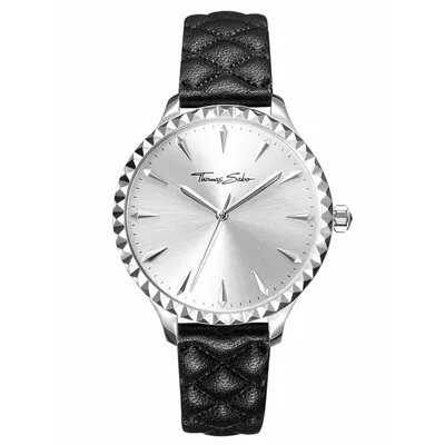 Produktbild von Thomas Sabo Damenuhr Rebel at Heart WA0320-203-201-38 mm
