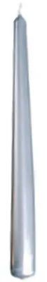 Image de Bougie pointue 250x25mm argent WIEDEMANN 204049.027