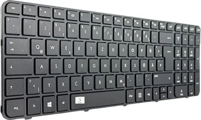 Produktbild von DEUTSCHE - Tastatur Keyboard mit Rahmen kompatibel für HP Pavilion G7-2001sg, G7-2005sg