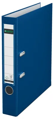 Produktbild von Leitz 180° Plastic Lever Arch File, 55 mm, 320 mm, 440 g, Blau