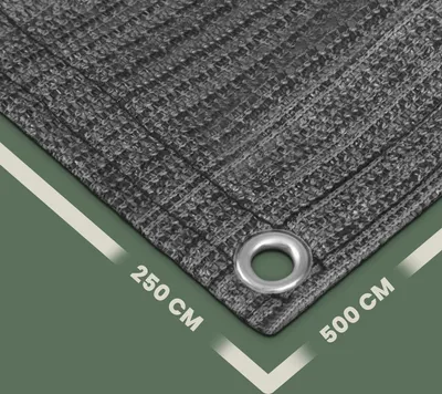 Image de Tapis de camping - Tapis d'auvent HDPE 250 x 500 cm