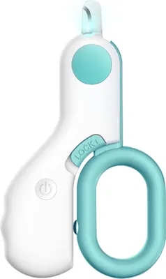 Produktbild von Haustier Hund Katze Nagelknipser, Hund Nagel Trimmer für kleine Tiere mit LED, geeignet für winzige Hund Katze Kaninchen Vogel Welpen Kätzchen Blau