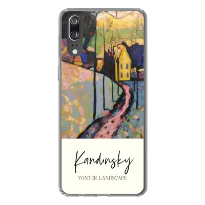 Produktbild von MuchoWow® Handyhülle Schutzhülle Hülle für Huawei P20 Winterlandschaft - Wassily Kandinsky Silikon Softcase Handy Hülle - Hardcover