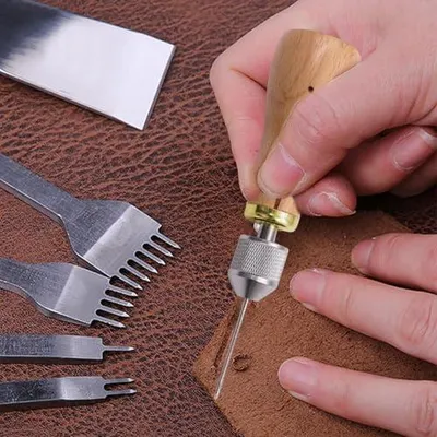 Produktbild von Leder-Nähgarn und Nadelset für Polsterreparaturen