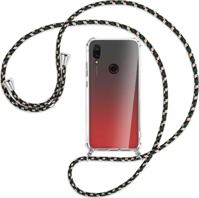 Produktbild von Handykette Backcover-Schutzhülle mit Band (Metall silberfarben) für Xiaomi Redmi 7 - camouflage