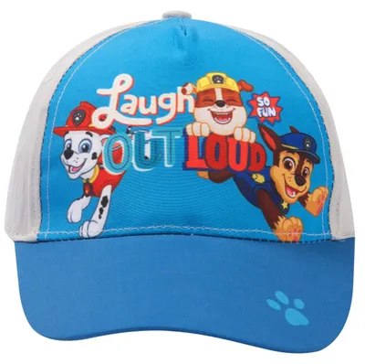 Produktbild von Paw Patrol Kappe für Kinder - Laugh out loud Cap Basecap Baseballkappe verstellbar Blau/Grau
